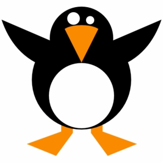 320x320 Hd Emperor Penguin Clipart Sideways