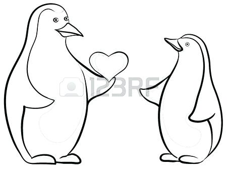 450x345 Penguin Black And White Emperor Penguin Clipart Black And White