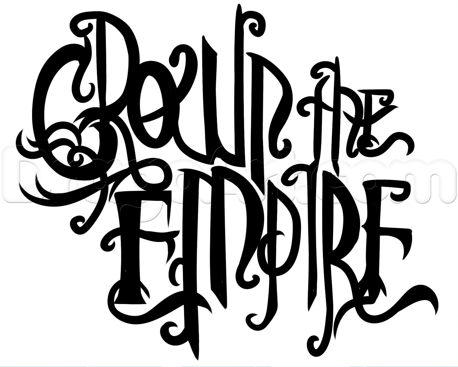 1600x1282 How To Draw Crown The Empire Logo, Step