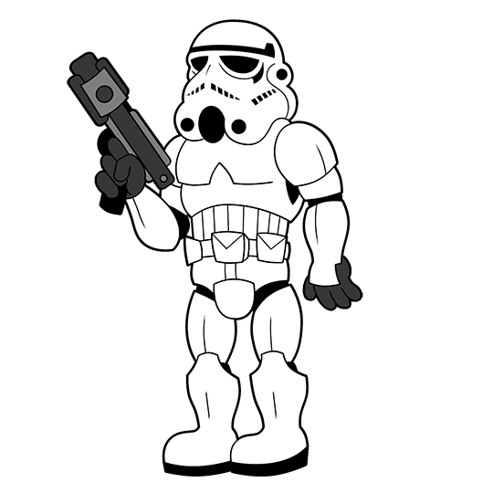 540x540 Learn How To Draw A Stormtrooper