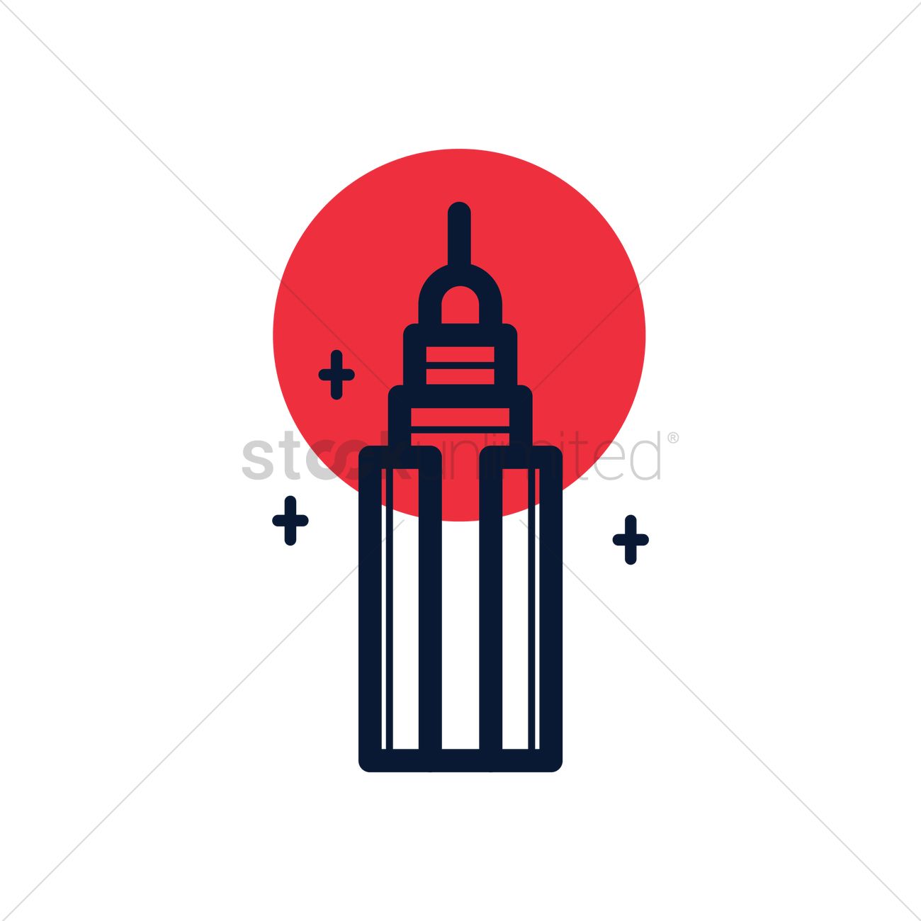 1300x1300 Free Empire State Building Vector Image