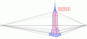 302x136 how to draw the empire state building, empire state building, step