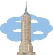 174x180 New York Empire State Building Clipart