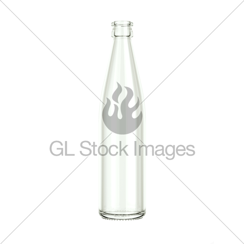 500x500 Empty Bottle For Water Or Beer Isolated On White Gl Stock Images