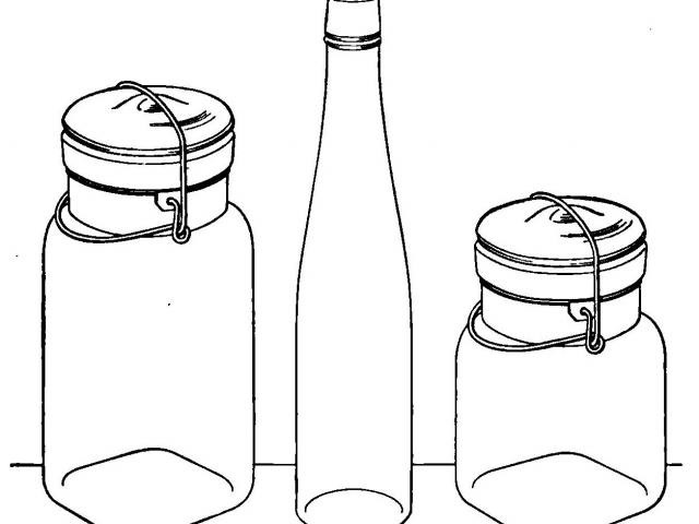 640x480 Mason Jar Clipart Empty Bottle