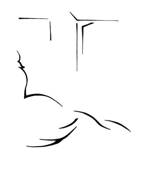 501x600 Empty Room Drawings Fine Art America