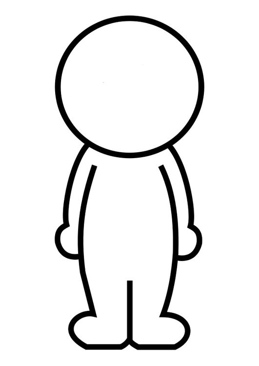 531x750 Free Printable Of A Figure With An Empty Face Have Your Child