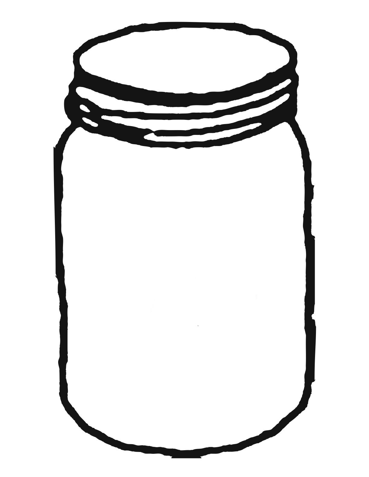1224x1584 Template For Mason Jar Clipart Clipartwiz Fonts Printables