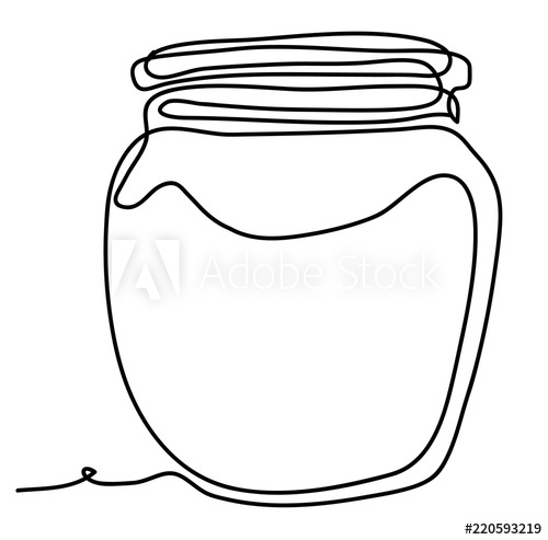 500x493 Empty Glass Jar Vector Illustration Isolated On White Background