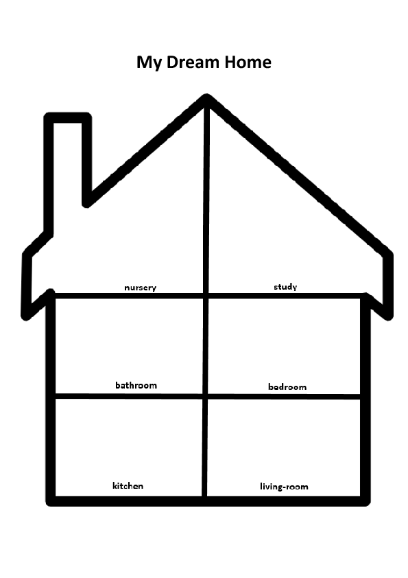 595x842 Free Houseflatrooms Worksheets