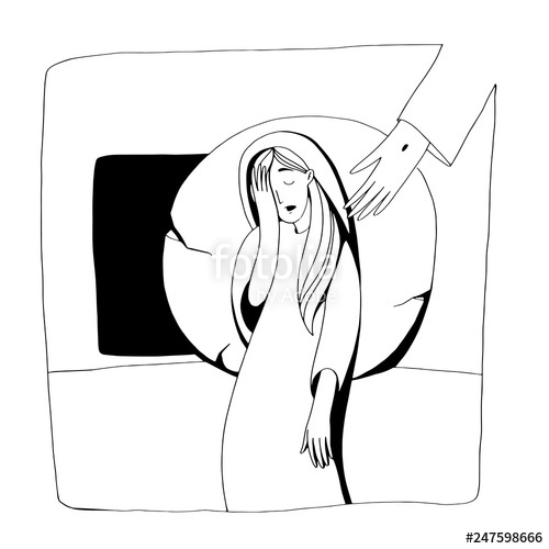 500x500 biblical story about resurrection, mary stand near the empty tomb