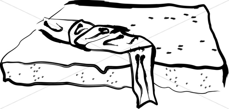 776x371 Empty Tomb Clipart Folded Cloth Frames Illustrations Hd