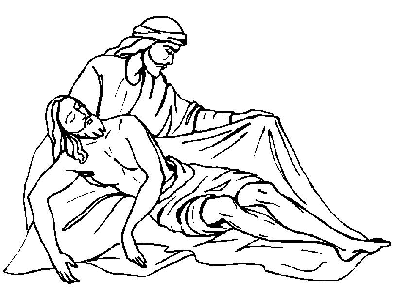 813x610 jesus is laid in the tomb clipart
