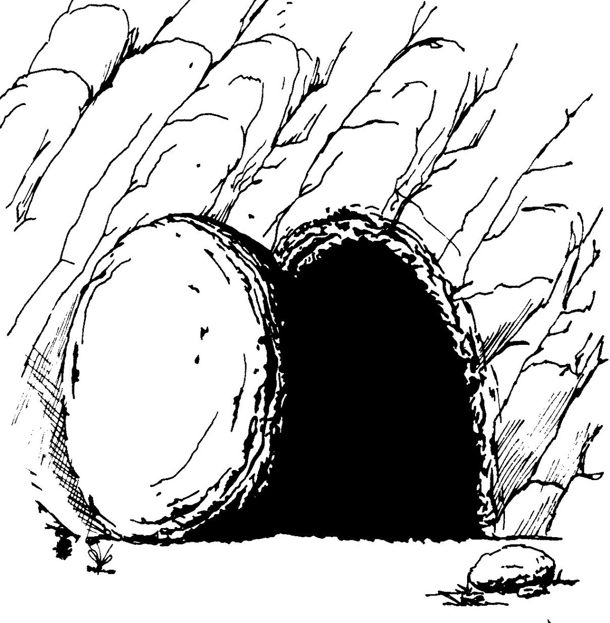 Empty Tomb Drawing | Free download on ClipArtMag