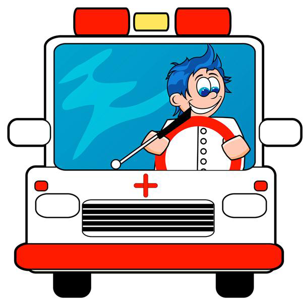 609x597 talented ambulance, car animation, ems