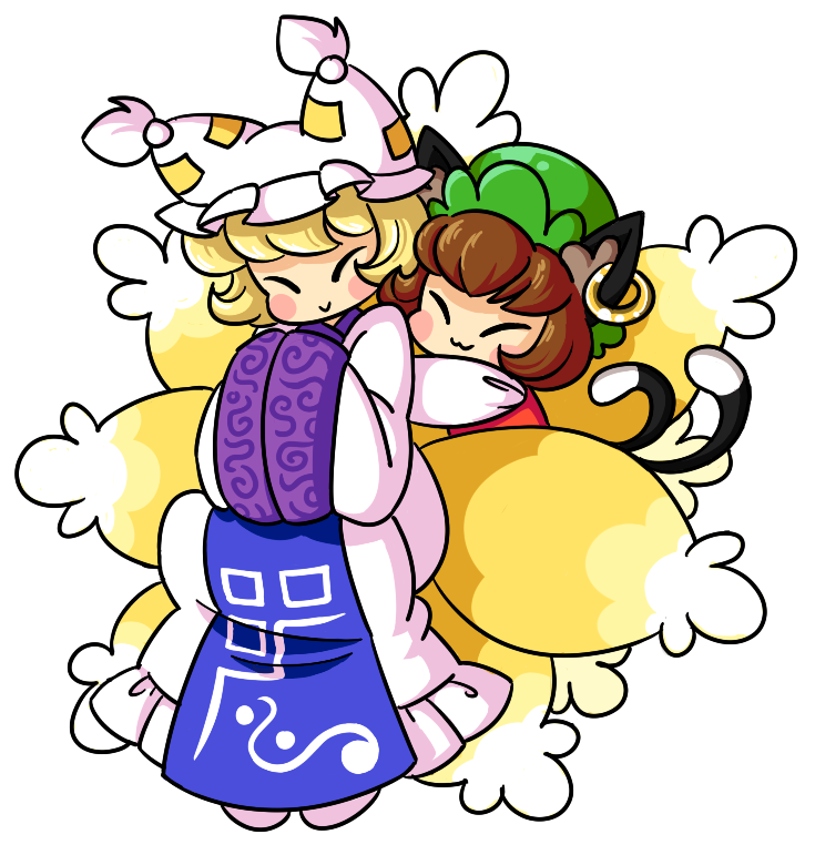 735x771 Chen And Yakumo Ran