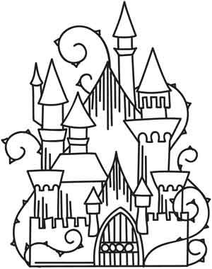 300x380 Enchanted Castle Urban Threads Unique And Awesome Embroidery