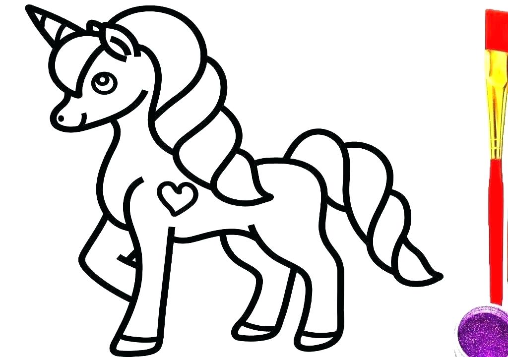 1024x720 Coloring Pages Unicorns La Coloring