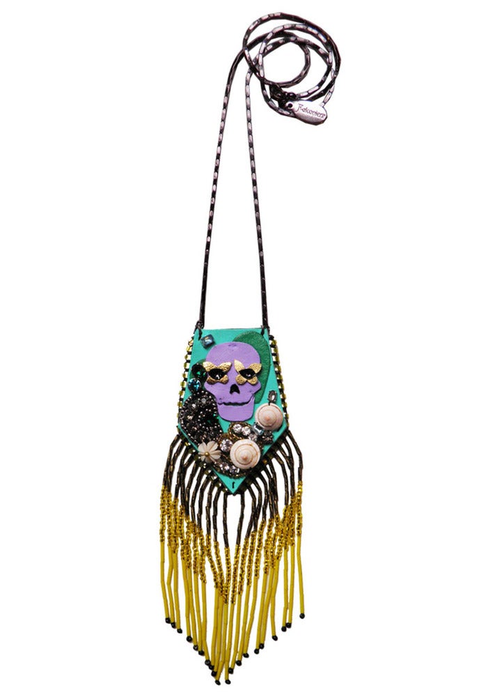 688x1000 Falconiere Enchanted Forest Leather, Swarovski Crystal, Glass