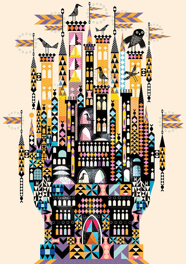 595x841 Geometric Mythology From The Prolifically Talented Lesley Barnes