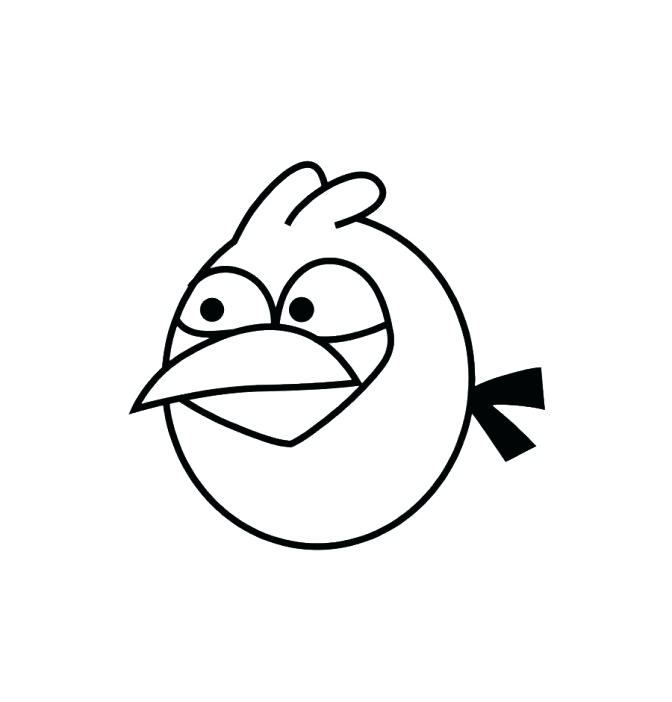 672x702 Coloring Book Bird Angry Pages Printable Colouring Birds