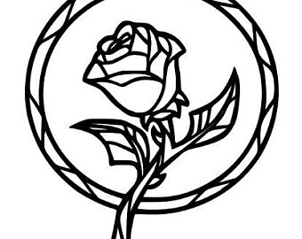 340x270 Enchanted Rose Decal Etsy
