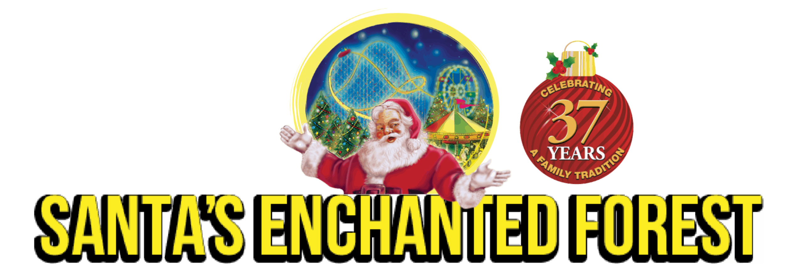 2550x846 Santa's Enchanted Forest World's Largest Holiday Theme Park