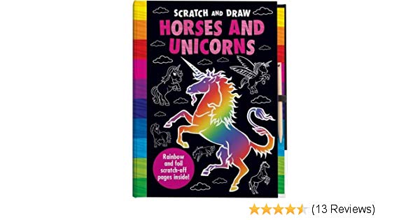 600x315 Scratch And Draw Horses And Unicorns Imagine That