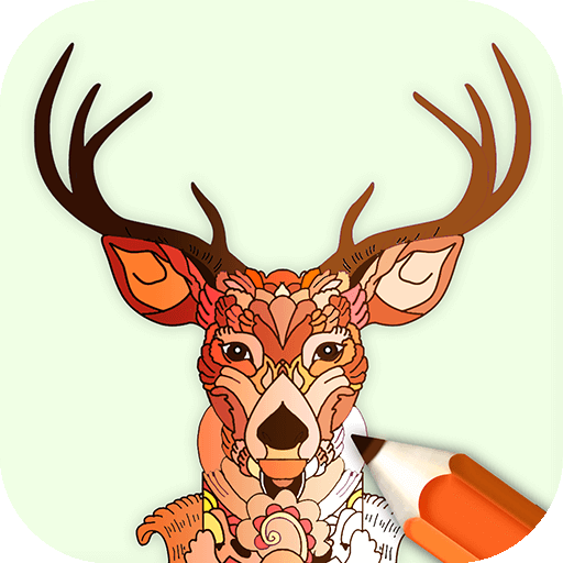 512x512 Animal Coloring Book Enchanted Forest Android