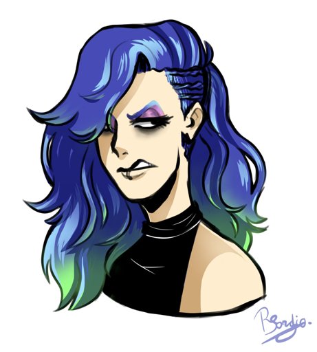 461x512 i tried to draw alissa white gluz from arch enemy from memory, no