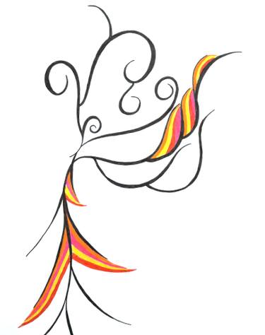 375x474 Energy And Light Drawing