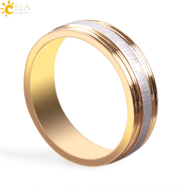 640x640 Csja Men Women Fashion Jewelry Wire Drawing Stainless Steel