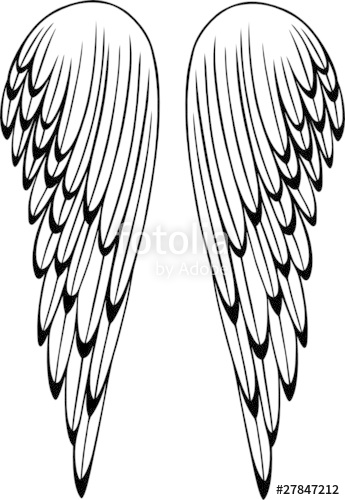 345x500 Federn, Engel, Wings, Vector Stock Image And Royalty Free