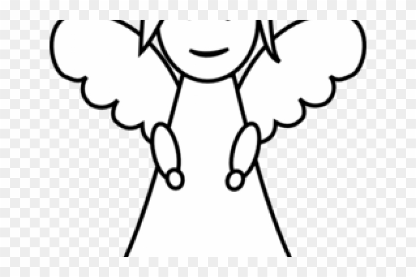 840x560 Angels Clipart Outline