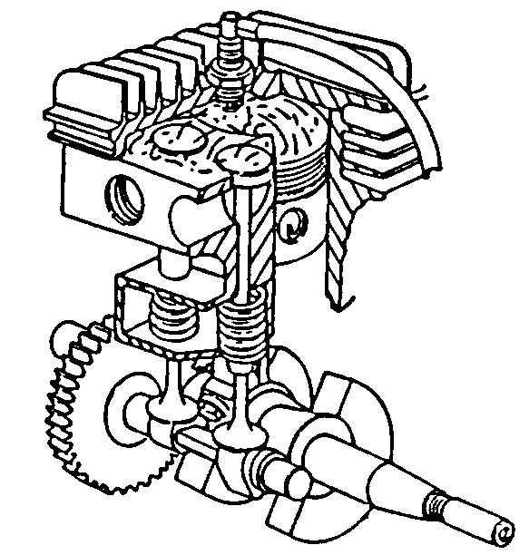 583x612 Engine Drawing Free Download