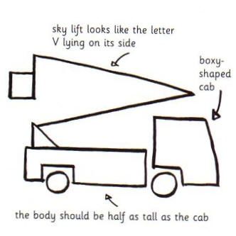 332x333 How To Draw A Fire Engine Art Crafts Drawings, Art Drawings