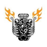 200x200 Car Engine Drawing Free Vector Art