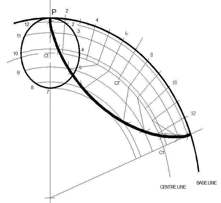 764x702 Engineering Drawing Curve For Free Download
