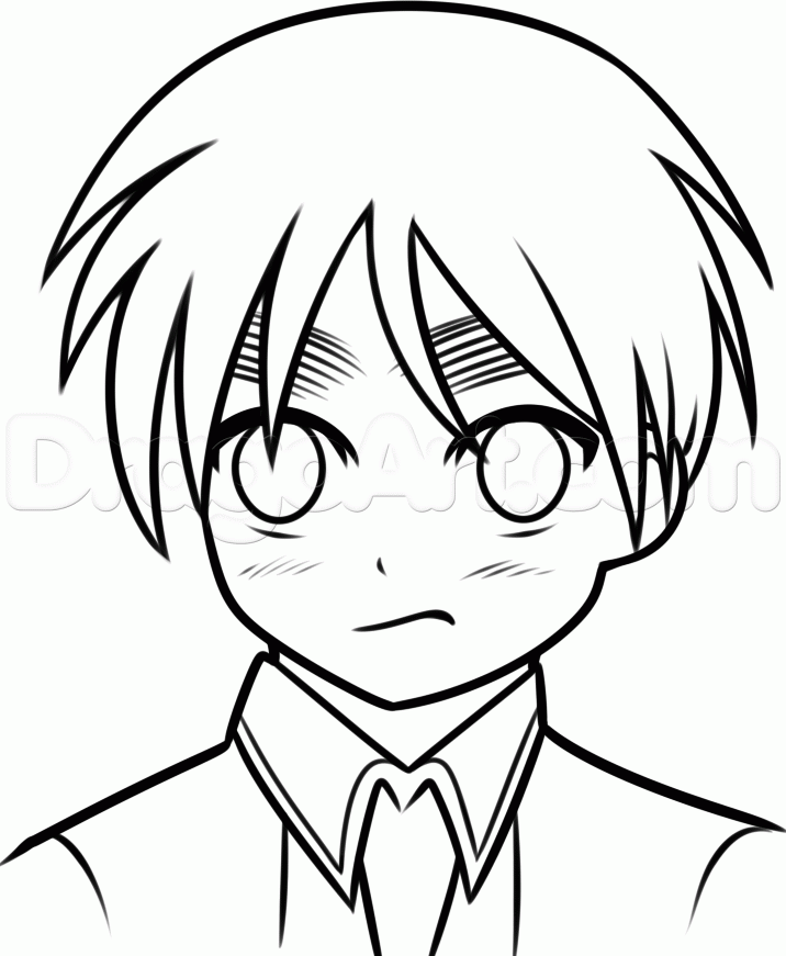 716x871 How To Draw England From Hetalia, Step