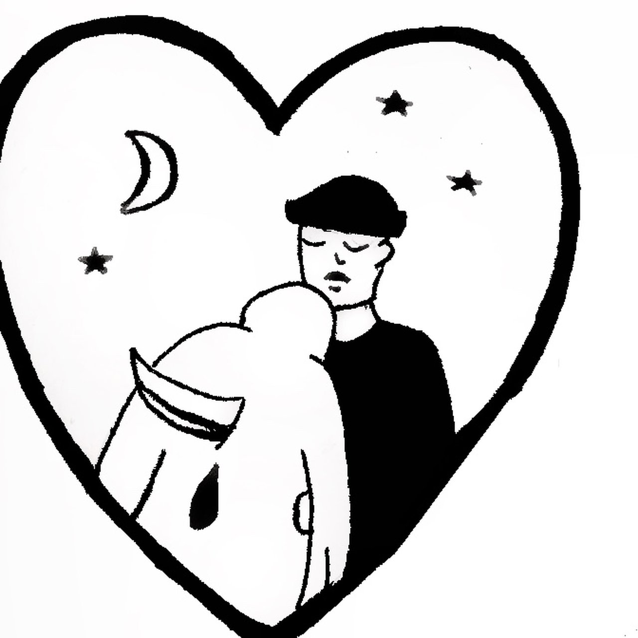 1280x1280 Silent Print For Sale Hand Drawn Free Uk