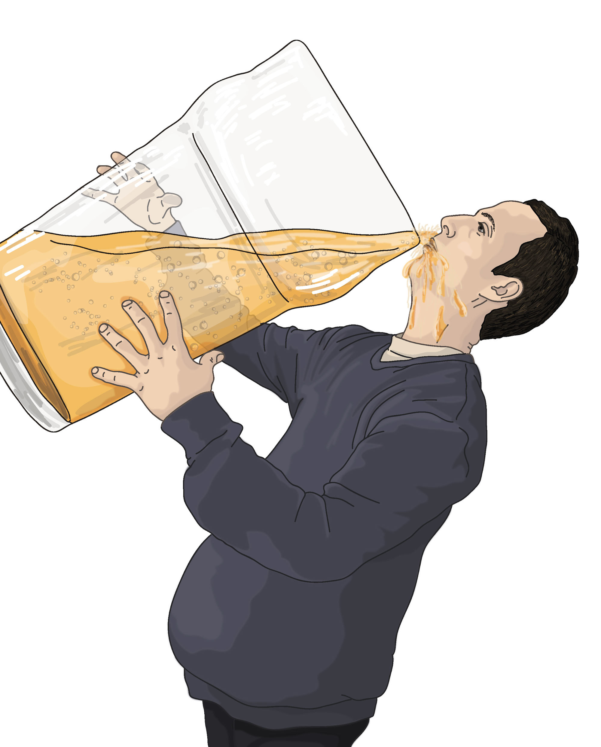 2000x2486 we got an illustrator to draw the biggest american stereotypes