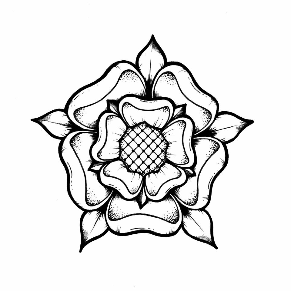 English Rose Drawing