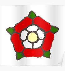 210x230 Lancaster Rose Drawing Posters Redbubble