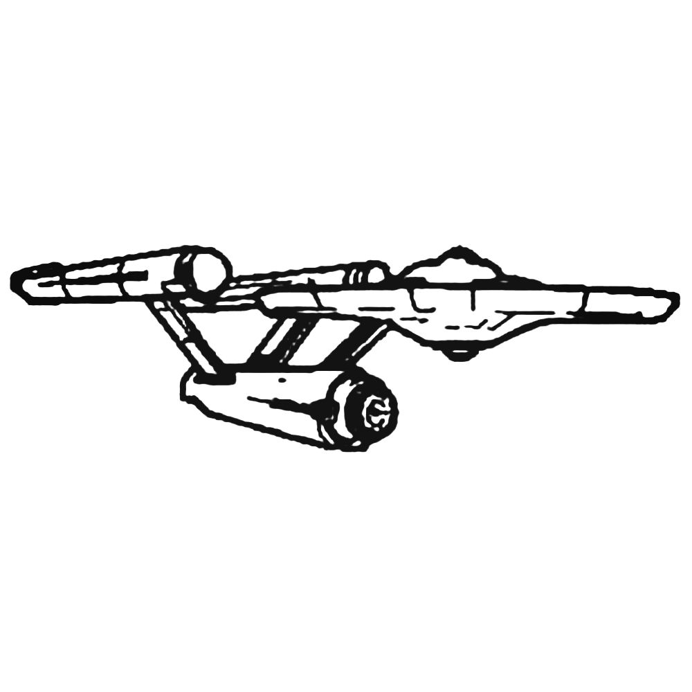 1000x1000 Star Trek Enterprise Decal Sticker