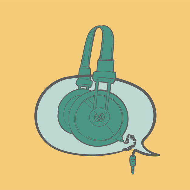 626x626 Hand Drawing Illustration Of Music Entertainment Concept Vector