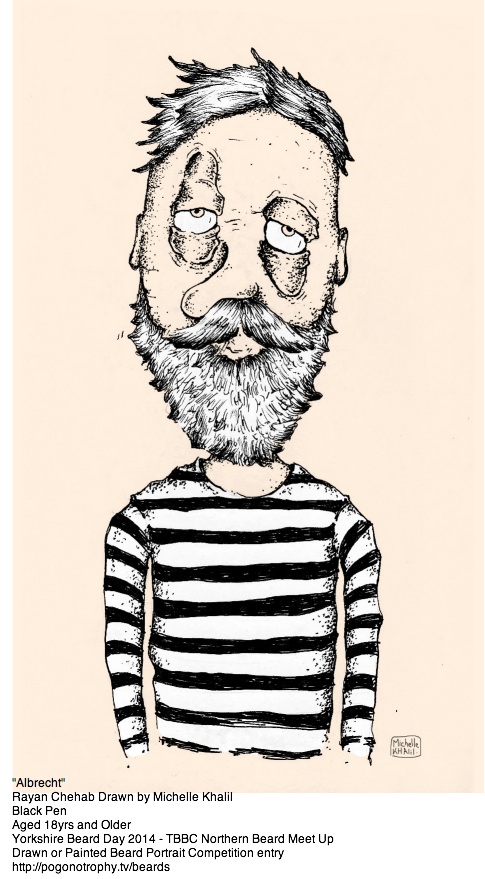 485x879 Drawing Yorkshire Beard Day