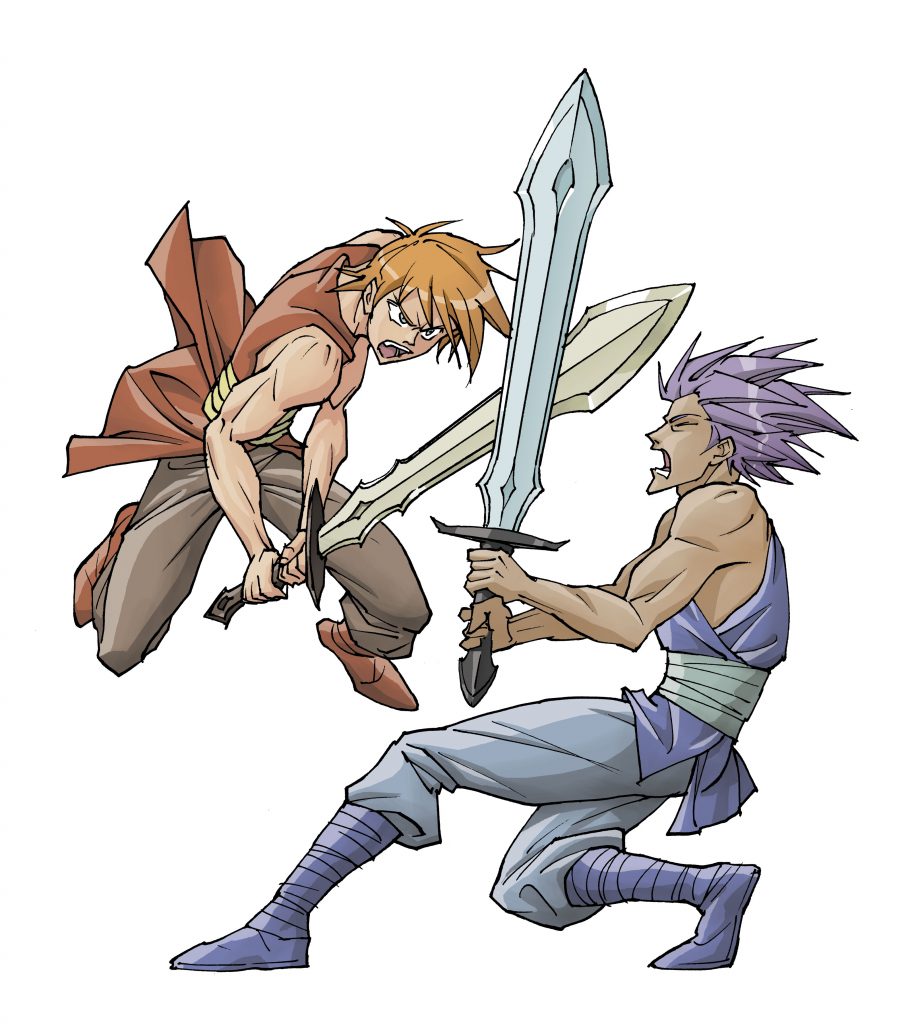 910x1024 Mastering Manga How To Draw A Sword Fight