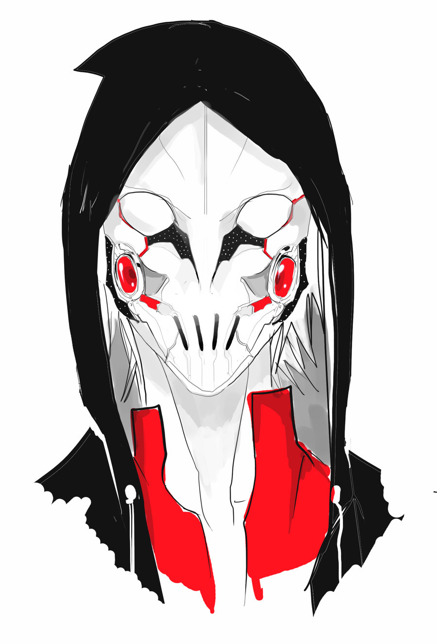 900x1326 Anime Fox Mask Drawing Anime Collection