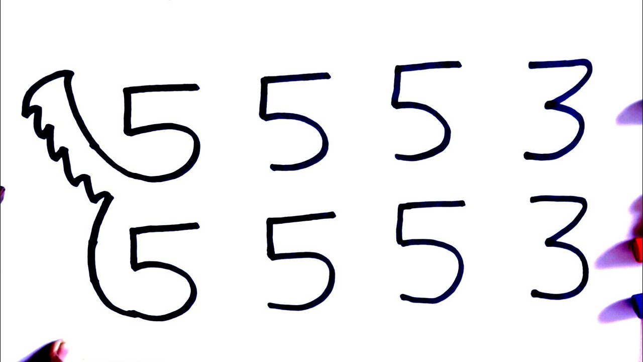 1280x720 Hindi How To Draw Dog From Number Step