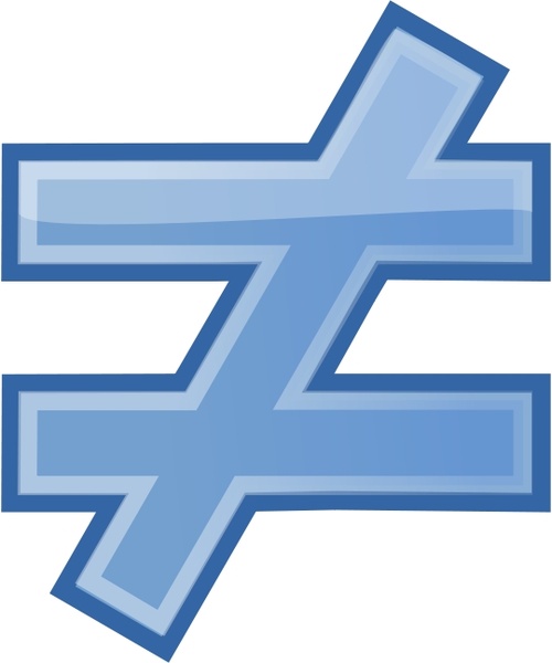 500x600 tango style not equal free vector in open office drawing